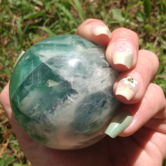 Elegant Lemon Lime Floral 24pc Fake Nails Set NIB - Picture 5 of 9